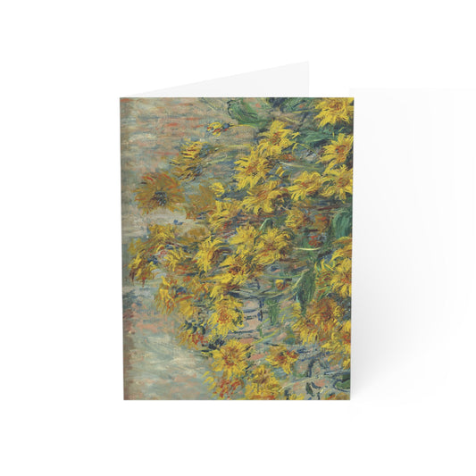 Sunflower Impressionist Greeting Cards — Blank Note Cards for All Occasions (Pack of 1, 10, 30 or 50)